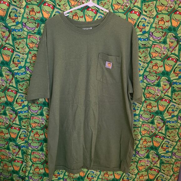 carhardt dark gray short sleeve t shirt size XL - Picture 1 of 5